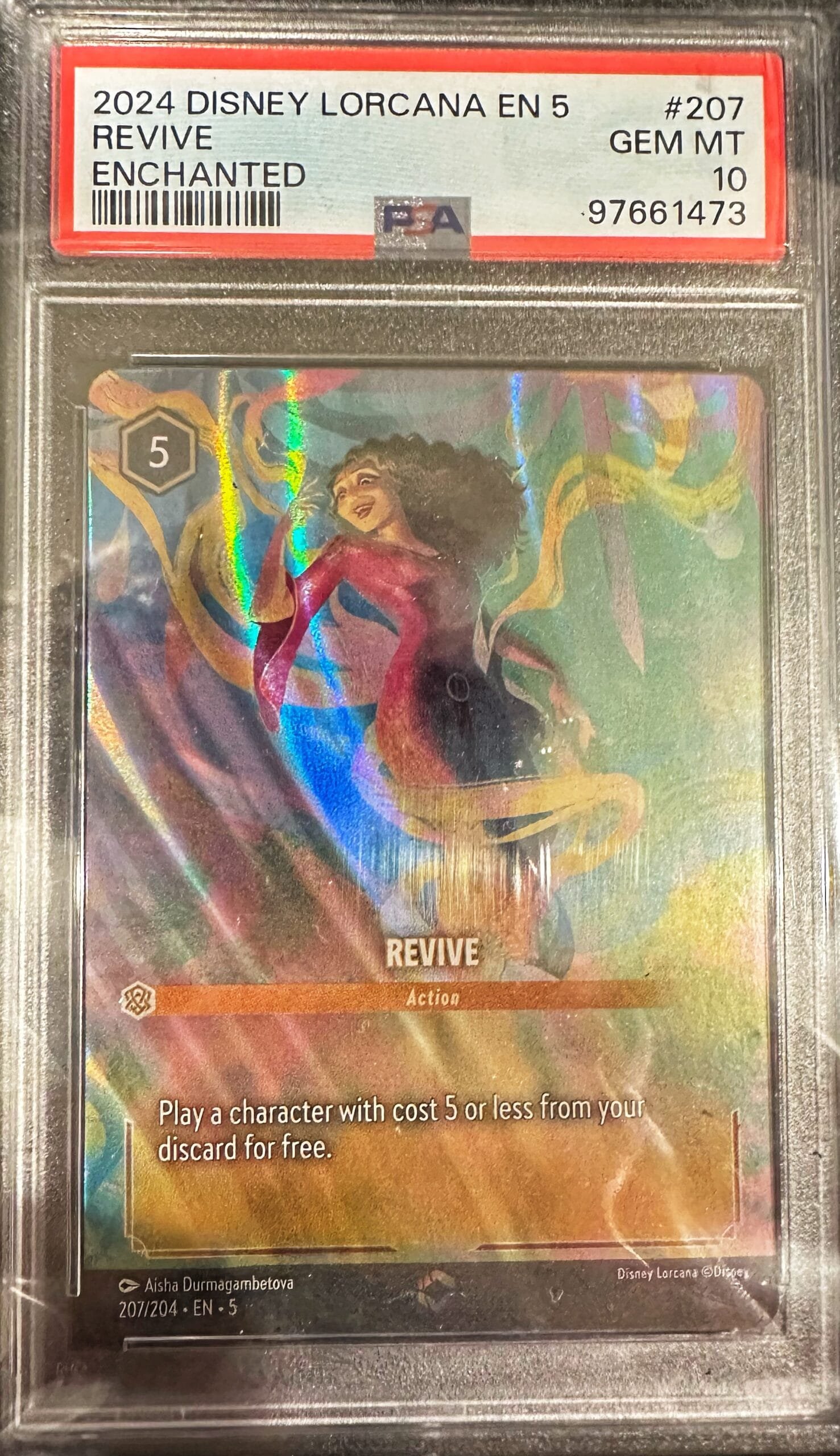 Disney Lorcana Revive PSA 10 graded